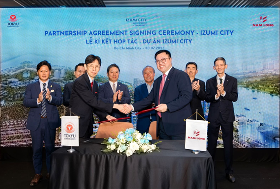 NAM LONG ĐÓN CHÀO ĐỐI TÁC ĐẦU TƯ NHẬT BẢN MỚI - TOKYU CORPORATION VÀO DỰ ÁN IZUMI CITY